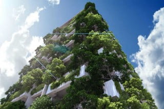 Самый высокий в мире жилой вертикальный сад от Milroy Perera